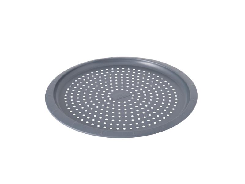 BergHOFF GEM Nonstick Carbon Steel Perforated Pizza Pan - 12 Inch Round Baking Pan for Crispy Crust - Perfect for Home Oven, Grill & Outdoor Cooking