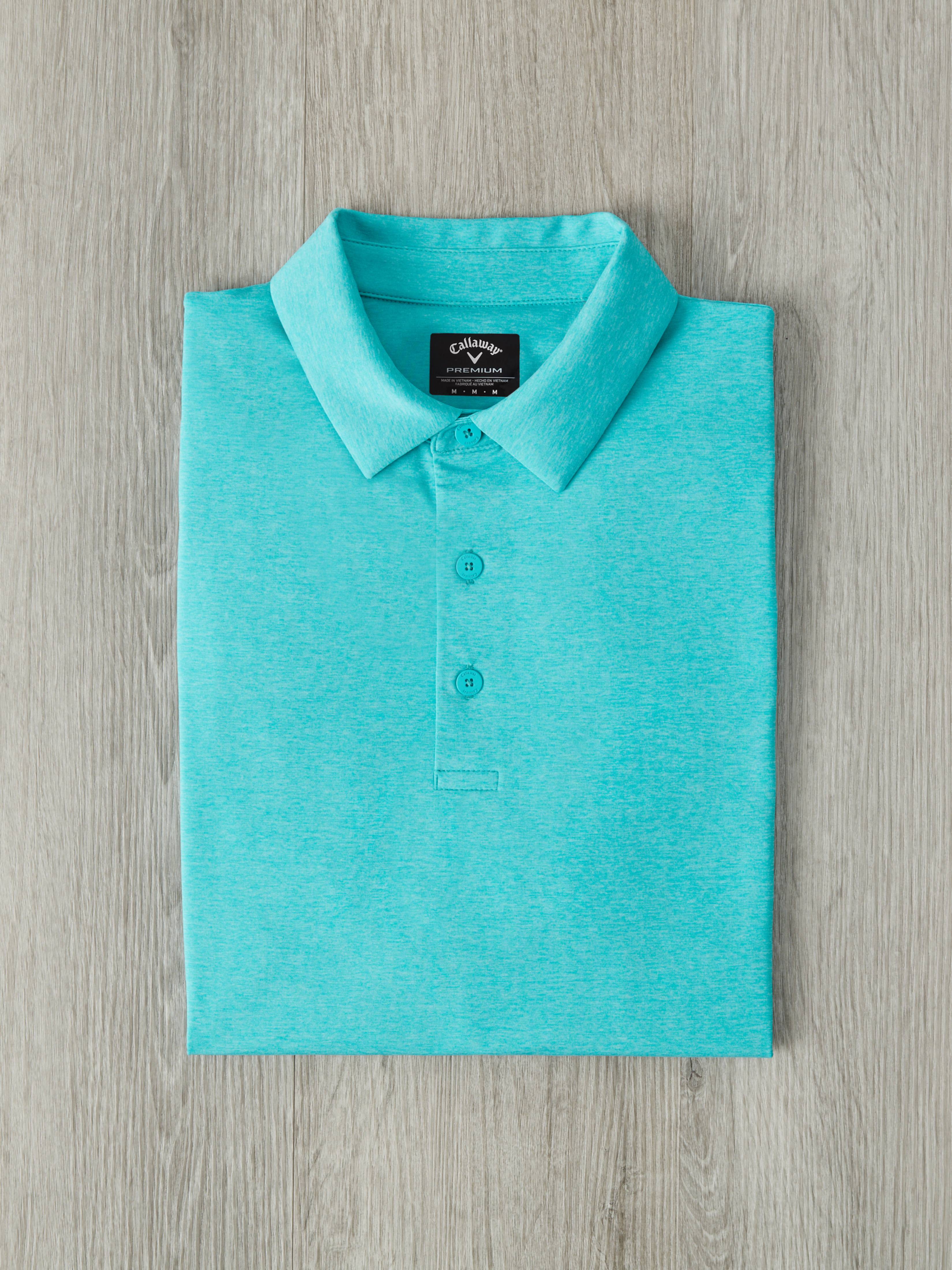Premium Men's Heather Soft Touch Golf Polo Shirt - Breathable & Moisture-Wicking for Golf, Casual Wear & Outdoor Activities