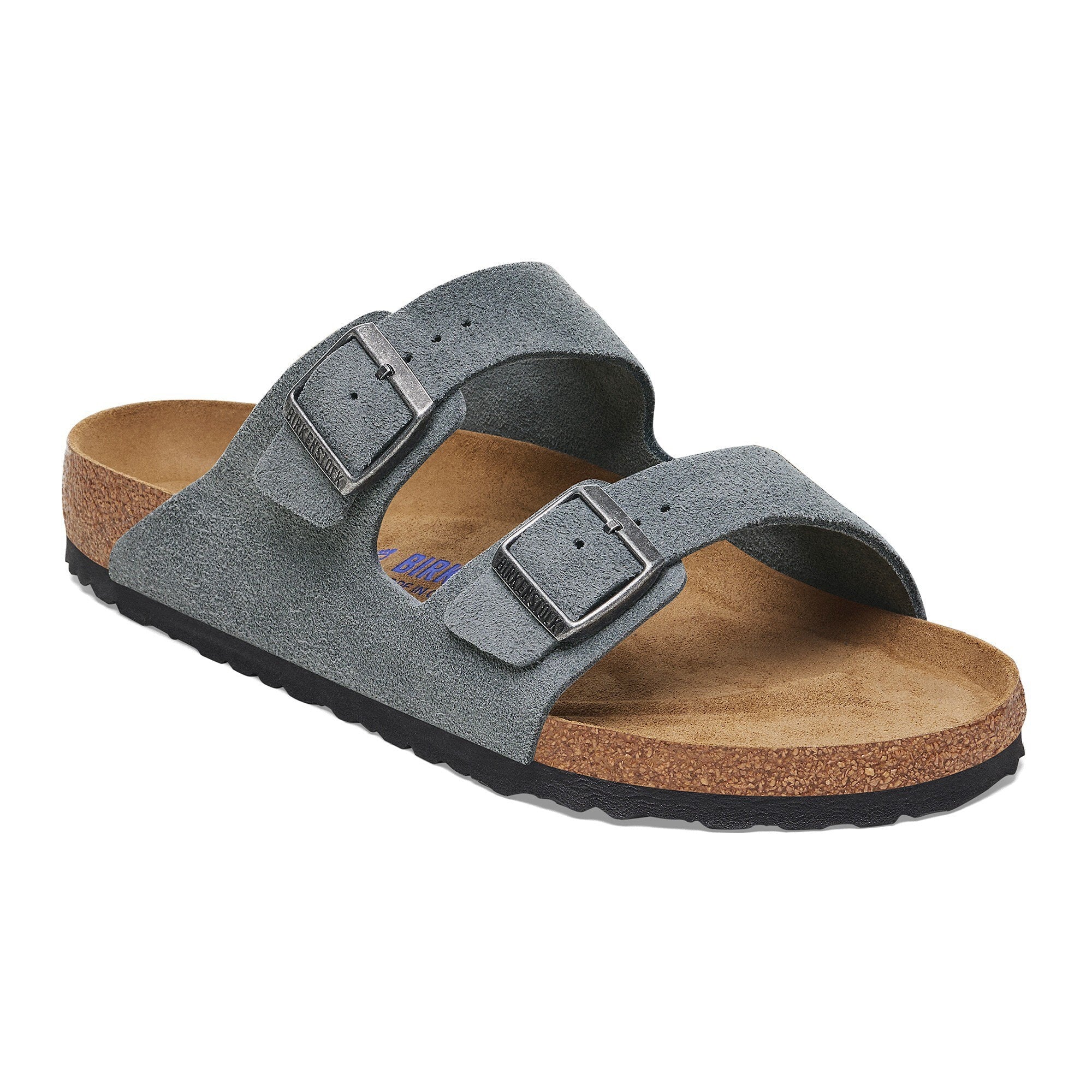 Arizona Soft Footbed Suede Leather Sandals for Men - Comfortable & Durable Casual Summer Shoes for Beach, Walking, and Outdoor Activities