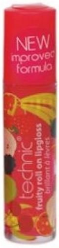 Technic Fruity Roll On Lip Gloss - Red Cherry Flavor | Moisturizing & Shiny Lip Gloss for Daily Wear & Special Occasions