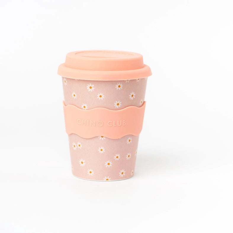 Pink Daisy Ceramic Coffee Mug 350ml - Elegant Floral Design for Home, Office & Gifts - Perfect for Morning Coffee, Tea or Hot Chocolate