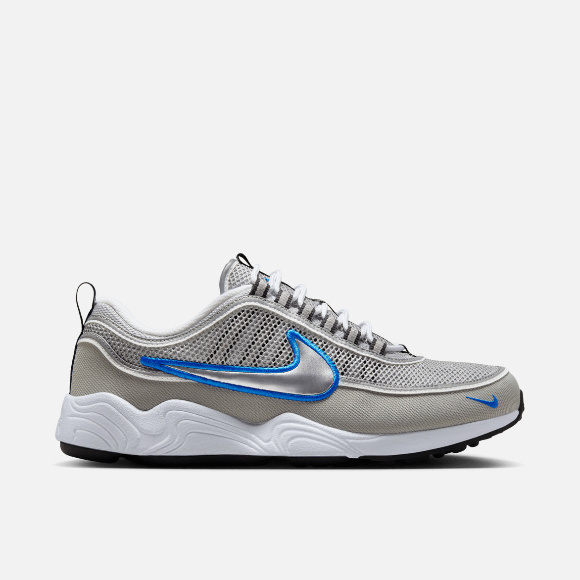 Nike Air Zoom Spiridon Running Shoes - Metallic Silver - Lightweight & Cushioned for Men's & Women's Jogging, Gym Workouts & Casual Wear
