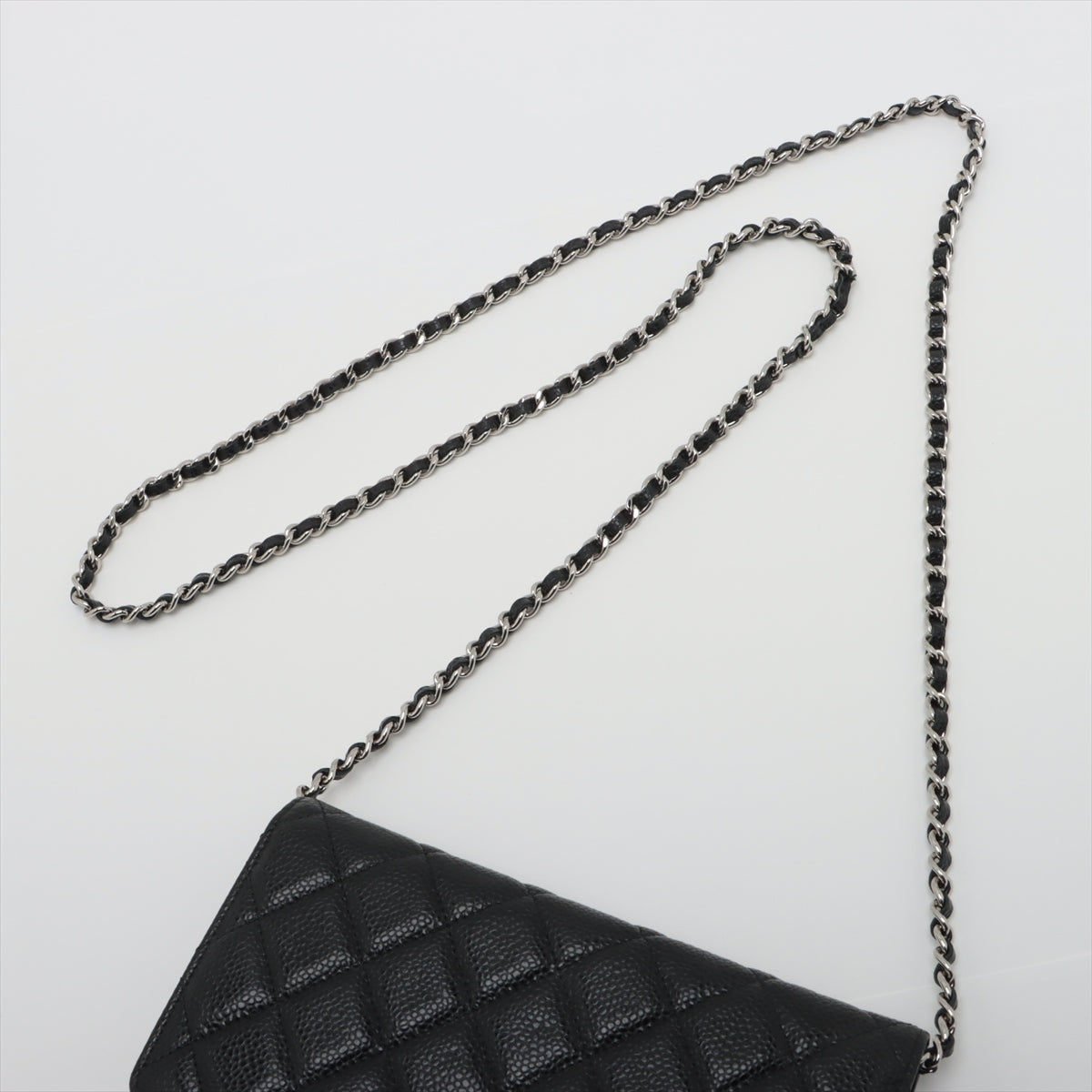 Chanel Caviar Black Wallet on Chain WOC - Luxury Crossbody Bag for Women | Perfect for Evening Events, Parties & Daily Use