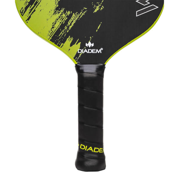 Diadem Warrior v2 Yellow Pickleball Paddle - Premium Performance Pickleball Racket for Competitive Play & Training - Perfect for Tournaments, Recreational Games & Outdoor Sports