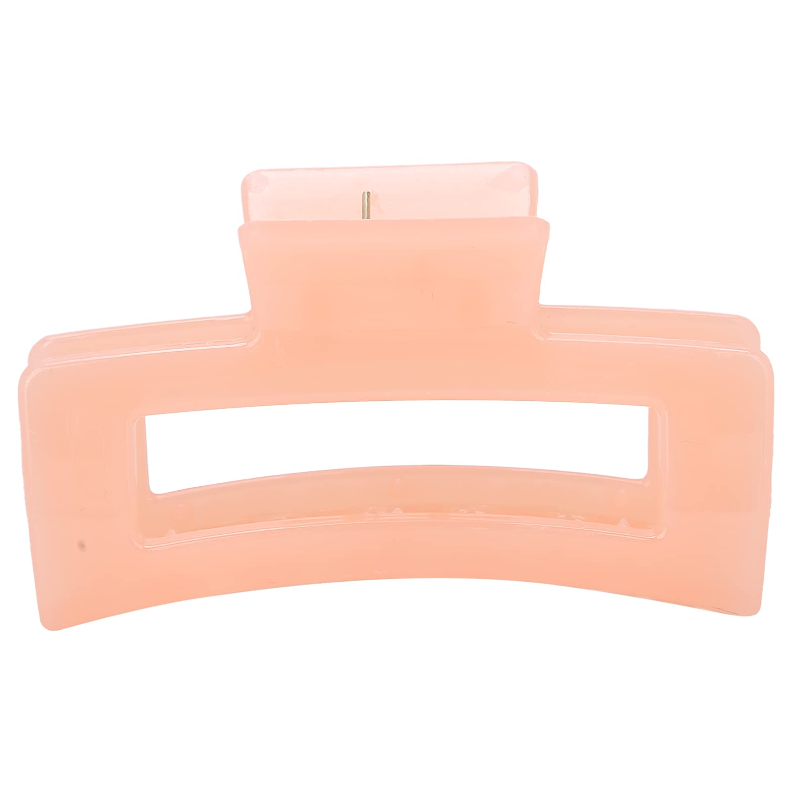 Non-Slip Hair Claw Clips for Women & Girls - Strong Hold Styling Tool for Thick, Thin, Curly & Straight Hair (Coral Orange) - Perfect for Updos, Ponytails & Everyday Hairstyles