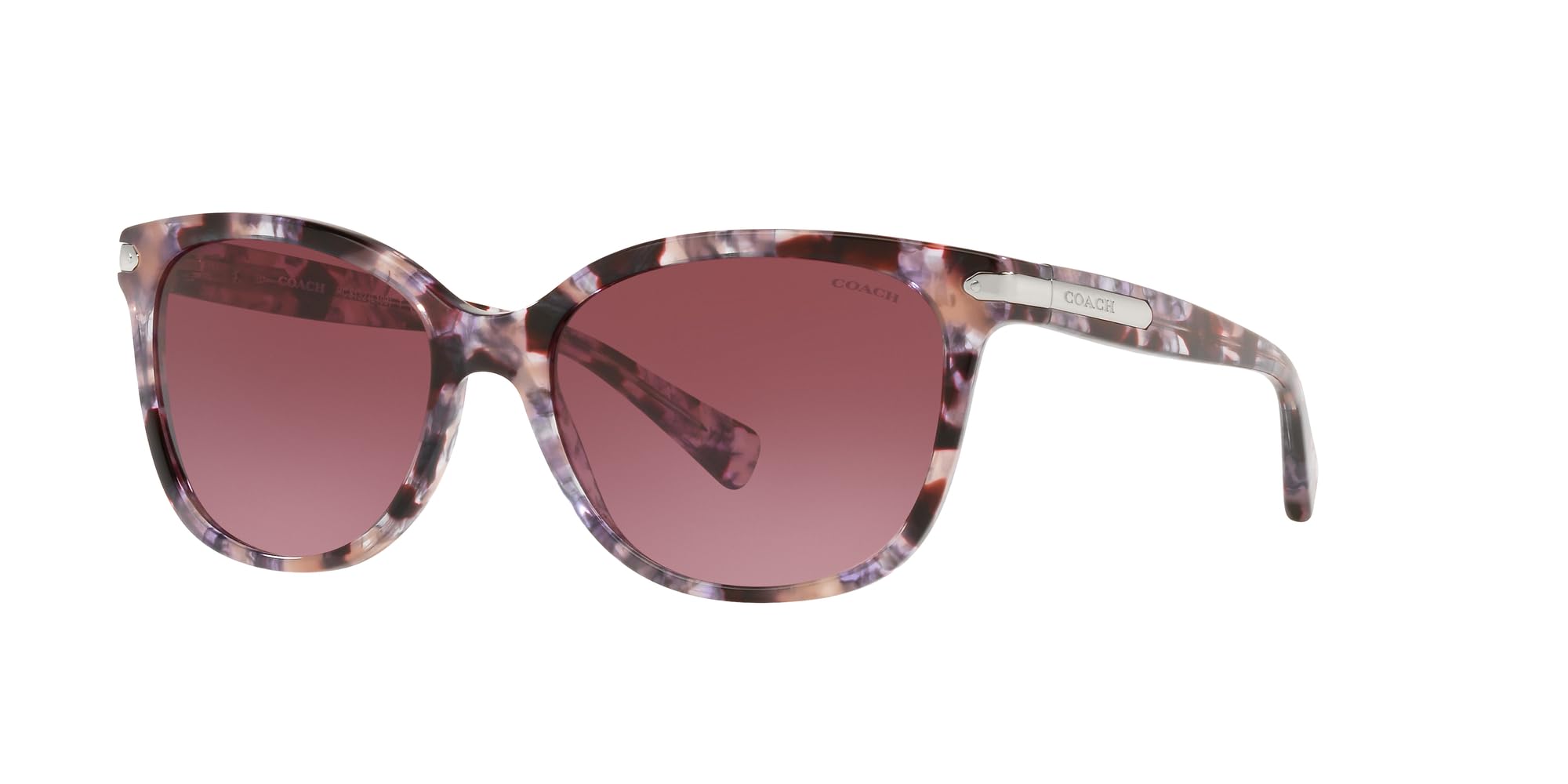 Coach Women's HC8132 Cat Eye Sunglasses - UV Protection, Polarized Lenses, Stylish & Lightweight for Outdoor Activities, Beach, Driving & Fashion Accessories