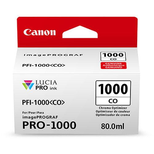 Canon PFI 1000 CO LUCIA PRO Chroma Optimizer Ink Tank 80ml - Premium Ink for Canon Printers - Ideal for Photo Printing & Professional Graphics