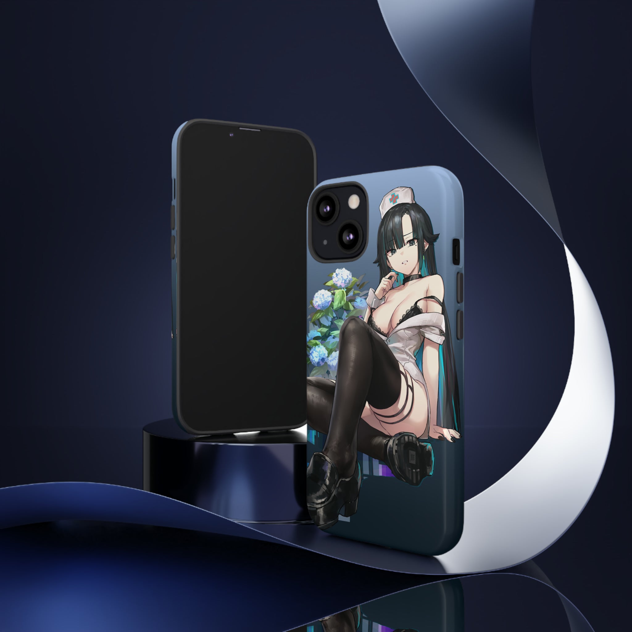 NURSE FLOR Phone Case - Cute Floral Design Protective Cover for iPhone & Samsung | Perfect for Nurses, Healthcare Workers & Floral Lovers