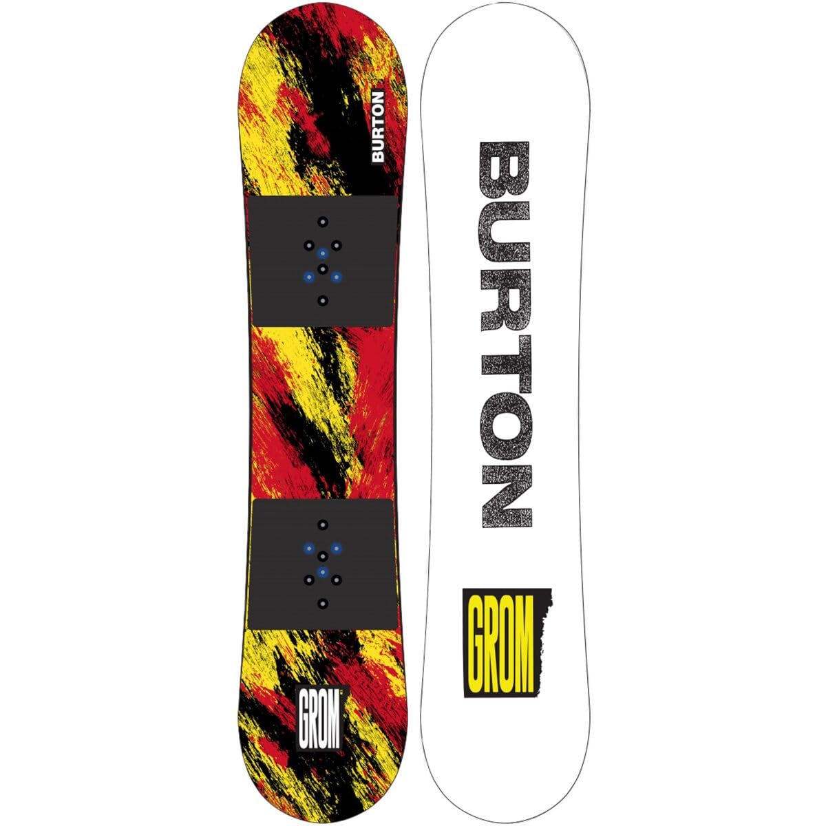 Burton Kids' Grom Camber Snowboard - Perfect for Young Riders Learning on Slopes | Durable & Stable for All-Mountain Performance