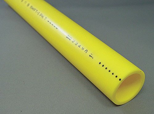 0.625 in OD Yellow Gas Tubing - 150 Ft for BBQ & Outdoor Cooking