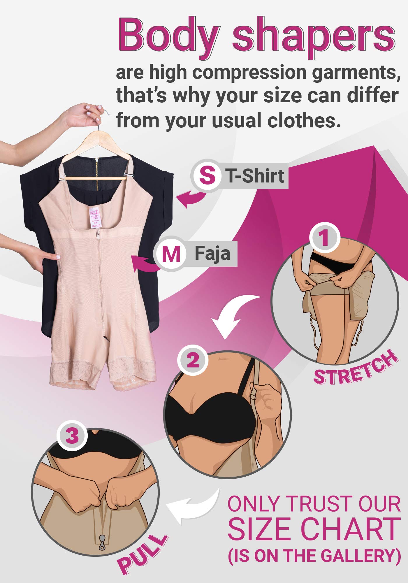 Salome Butt Enhancer & Tummy Control Shapewear - Colombian Fajas for Women | Slimming Underwear for Body Shaping, Special Occasions & Everyday Wear