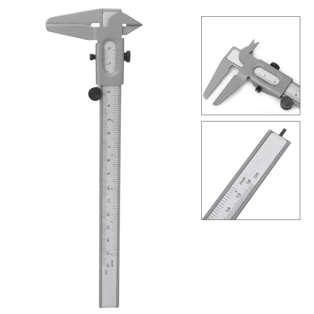High Precision 6 Inch/150mm Stainless Steel Vernier Caliper - Digital & Analog Measuring Tool for Metalworking, Woodworking, and Engineering Projects