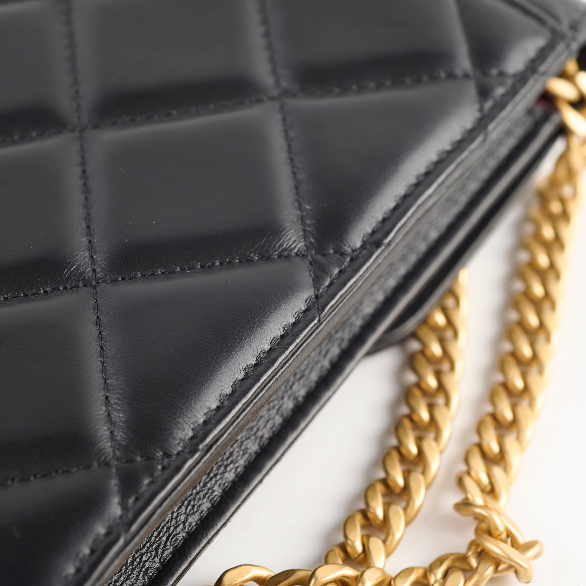 Chanel CC Flap Phone Holder Crossbody Bag for Women - Black Leather with Gold-Tone Hardware - Perfect for Everyday Use, Travel & Shopping