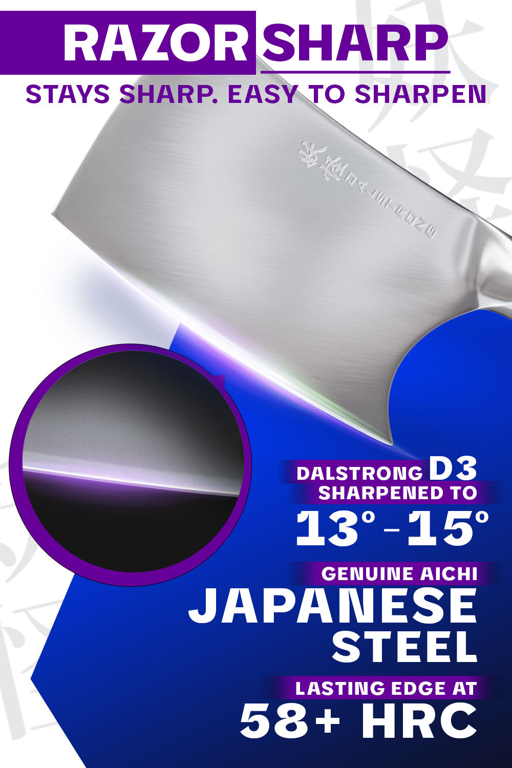 Dalstrong Phantom Series Mini Cleaver Knife 4.5 Inch - Premium Kitchen Knife for Meat Cutting, Vegetable Chopping & Food Prep | Perfect for Home Chefs & Professional Kitchens