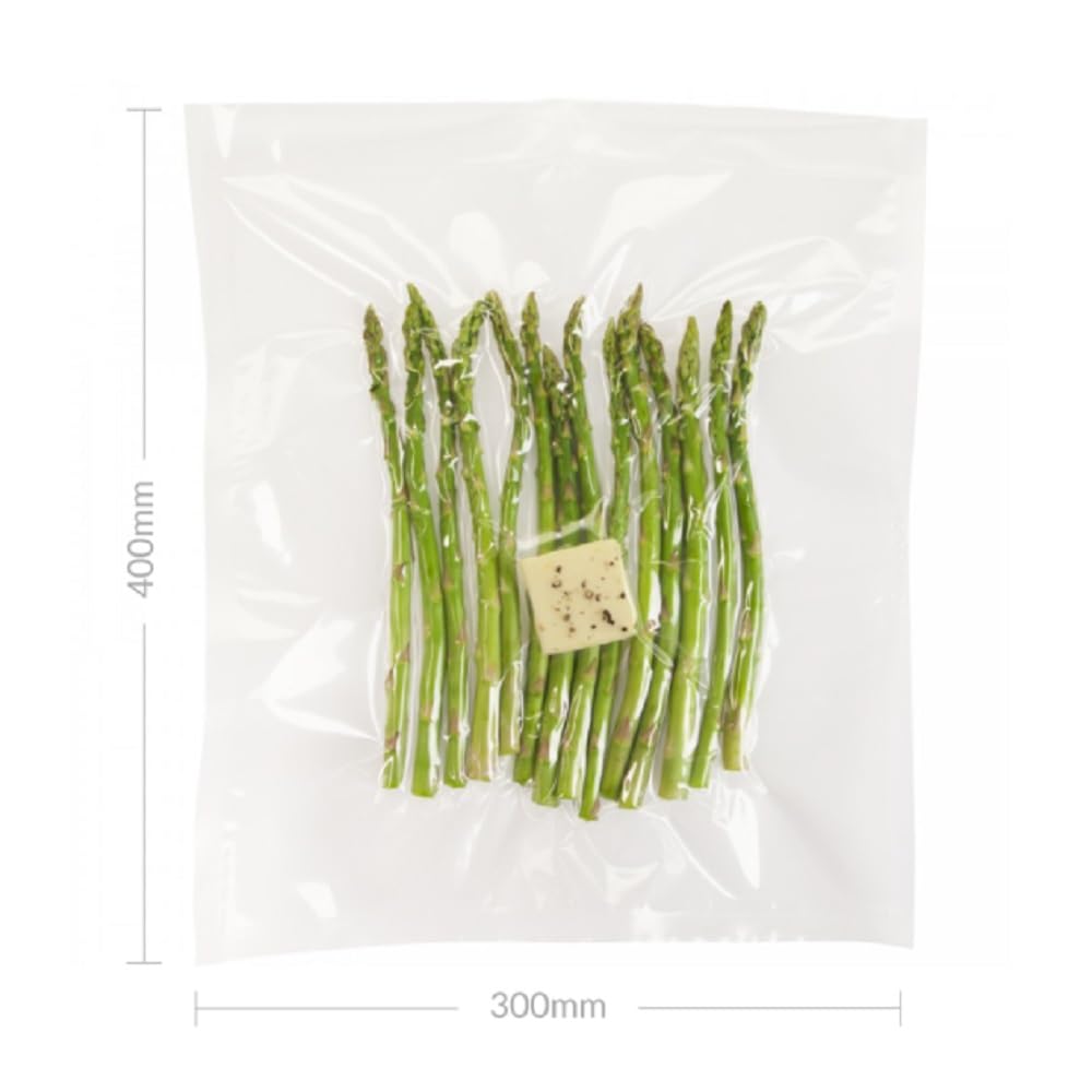 Premium Sous Vide Vacuum Sealer Bags - 100 Pack (30cm x 40cm) | Embossed Food Storage Bags for Sous Vide Cooking, Freezing & Microwaving | Ideal for Meal Prep, Sous Vide Steaks & Long-Term Food Preservation | [SVT-06005]