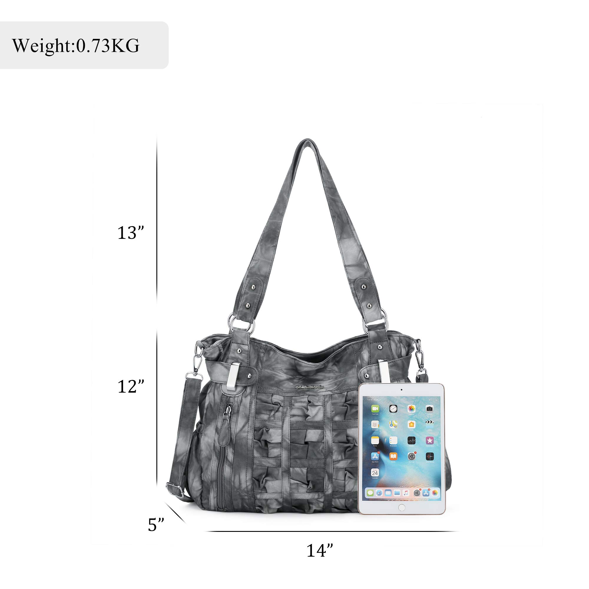Angel Barcelo Women's Hobo Purses & Handbags - Fashionable Satchel & Large Shoulder Bags for Work, Travel & Everyday Use