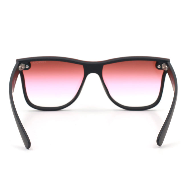 Stylish Burgundy Square Wayfarer Sunglasses for Women - Trendy UV Protection Shades for Outdoor, Beach, and Driving