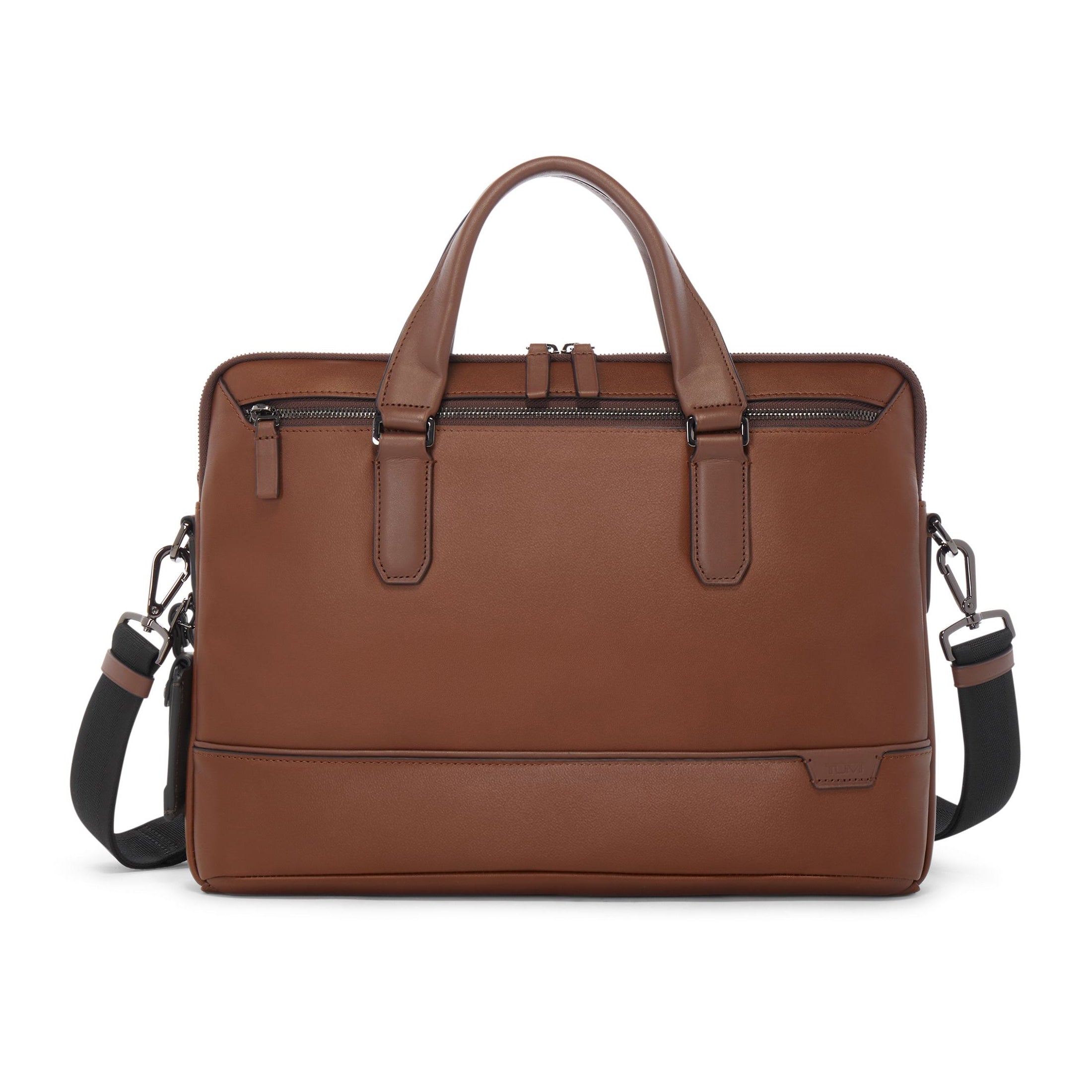 Sycamore Slim Brief - Professional Leather Business Portfolio for Men - Perfect for Office, Meetings, and Executive Travel