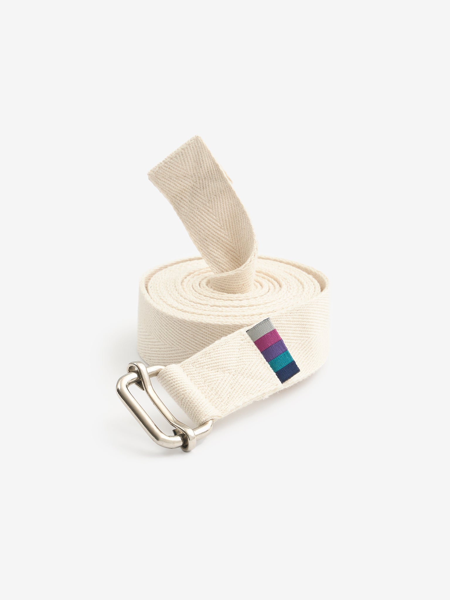Yogamatters Classic Yoga Belt 2.5m - Premium Stretching Strap for Yoga, Pilates & Physical Therapy - Ideal for Home Workouts, Studio Practice & Rehabilitation Exercises