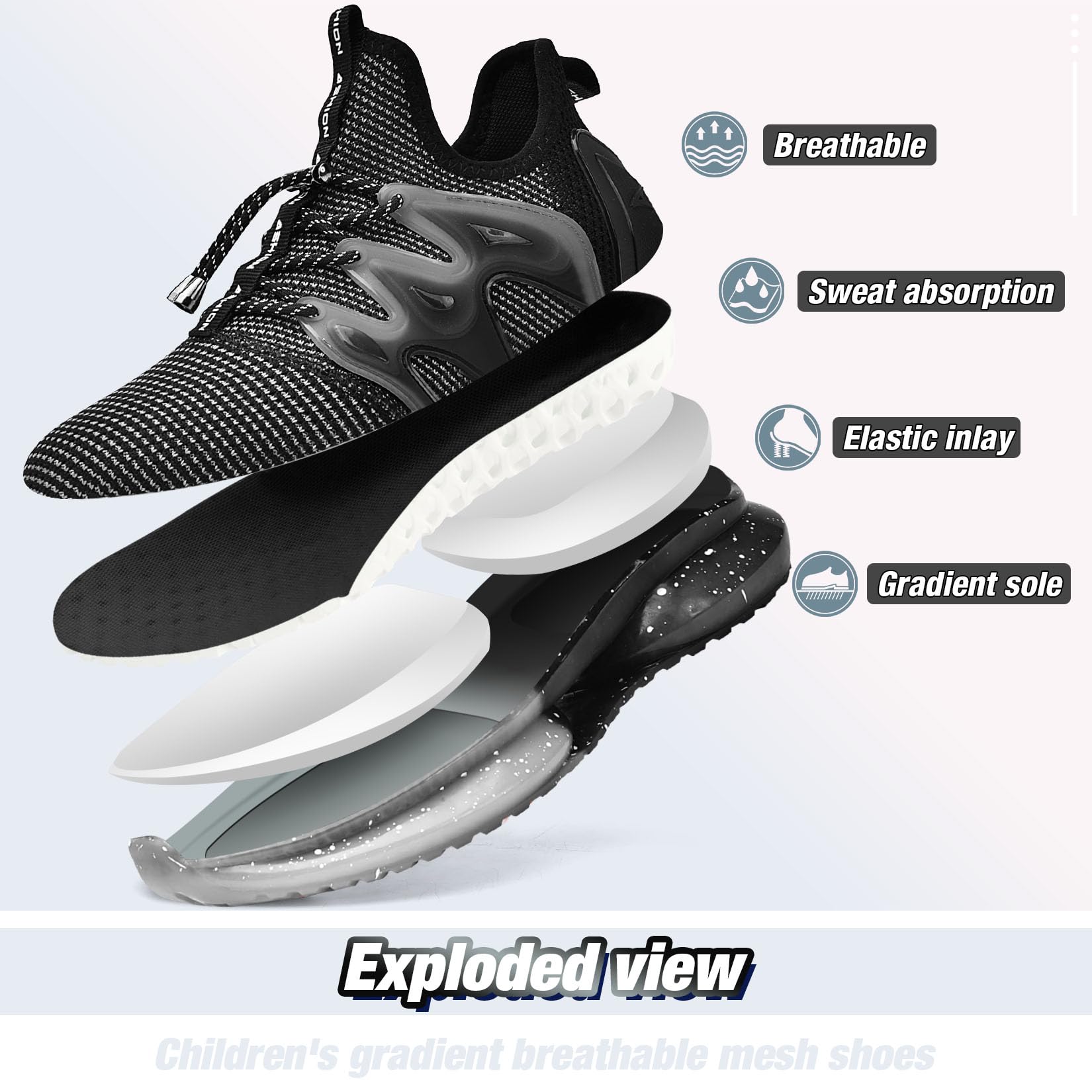 WETIKE Men's/Women's Mesh Slip-On Lightweight Running Shoes - Breathable Athletic Sneakers for Walking, Jogging & Gym Workouts