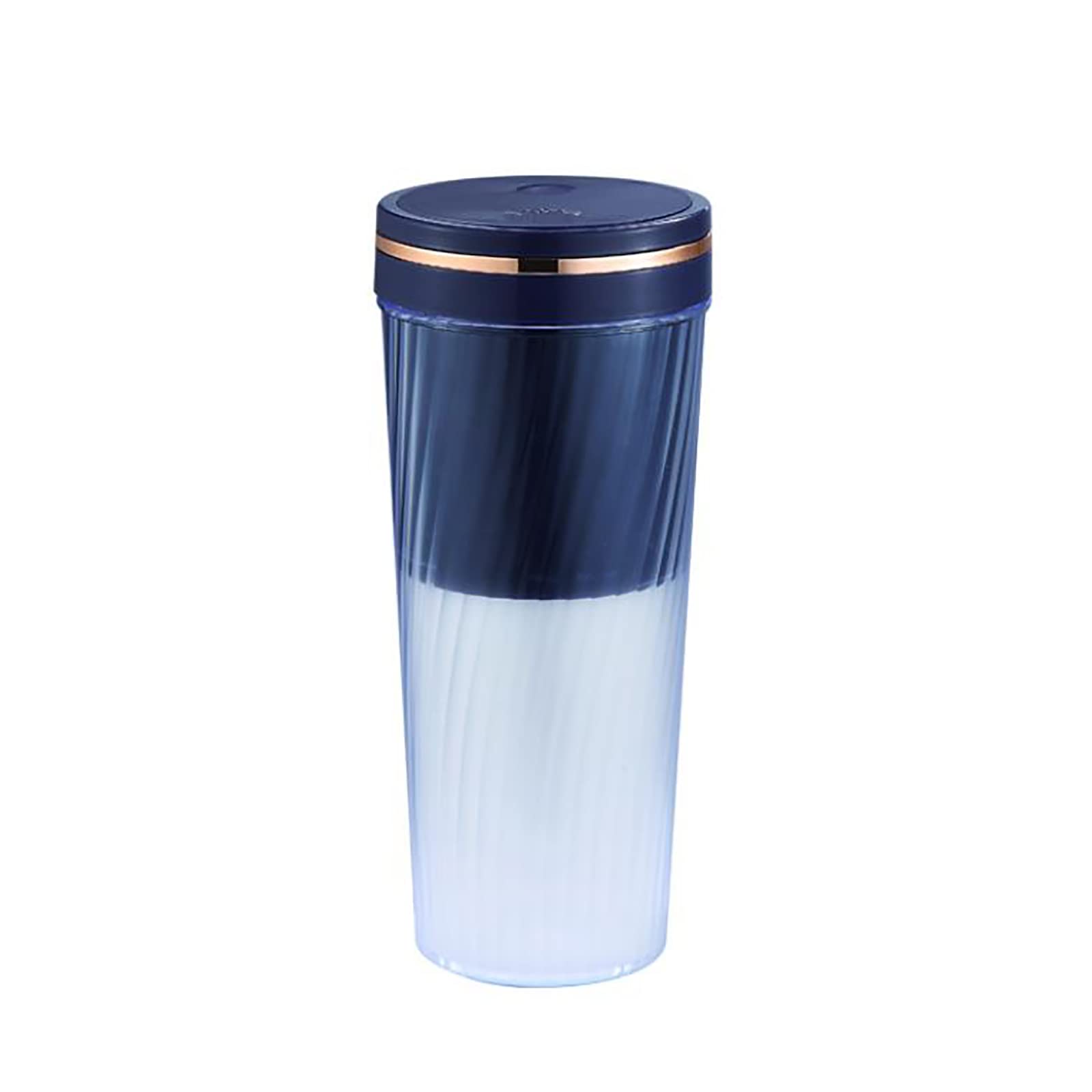 Portable USB Rechargeable Mini Blender - Personal Smoothie Maker & Juicer for Kitchen, Travel, Office, Restaurant - Compact & Lightweight (Blue) - Perfect for Healthy Drinks On-The-Go, Gym, Camping & Home Use