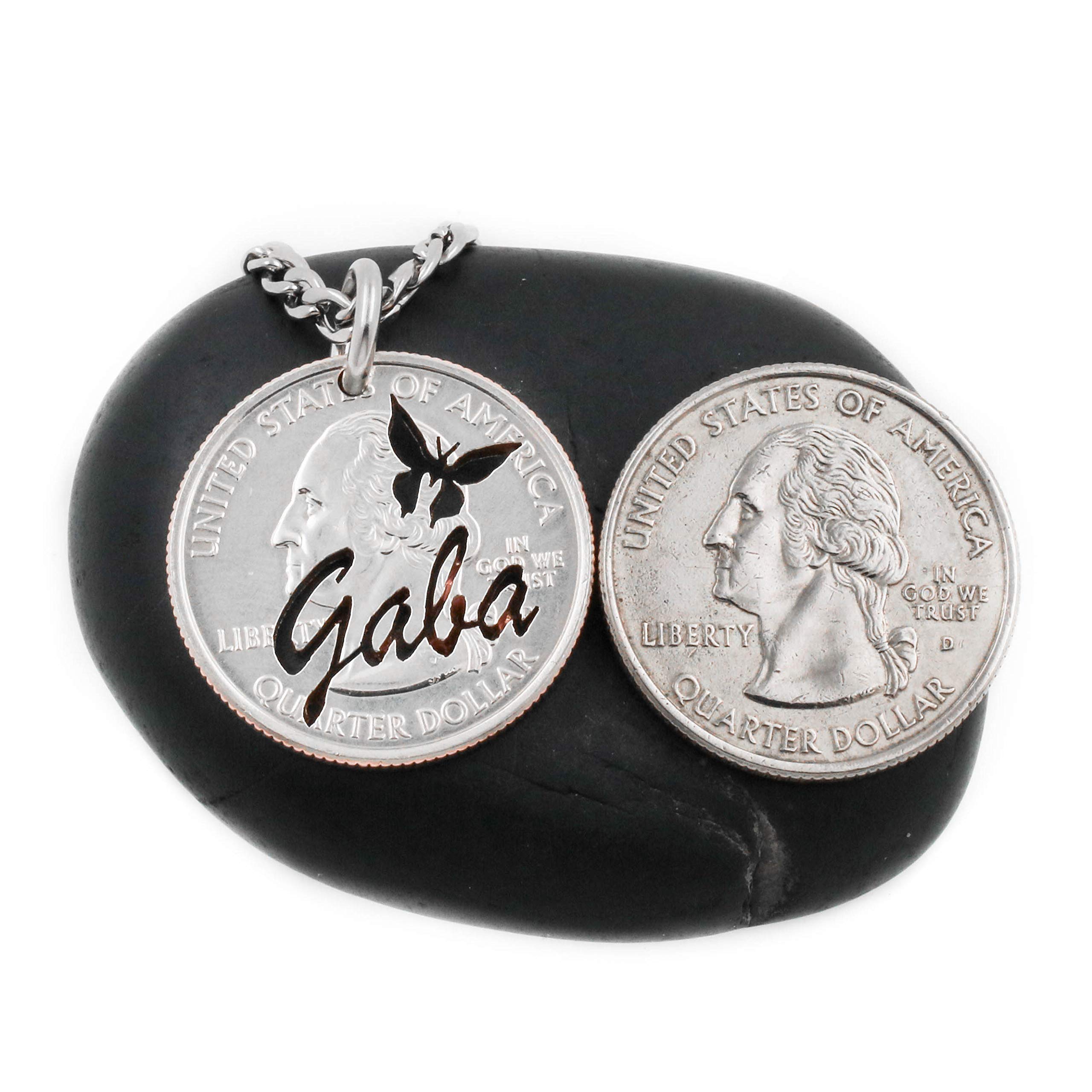 Personalized Butterfly Coin Necklace with Custom Name & Charm - Unique NameCoins Jewelry for Women, Gifts for Her, Birthday, Anniversary & Special Occasions