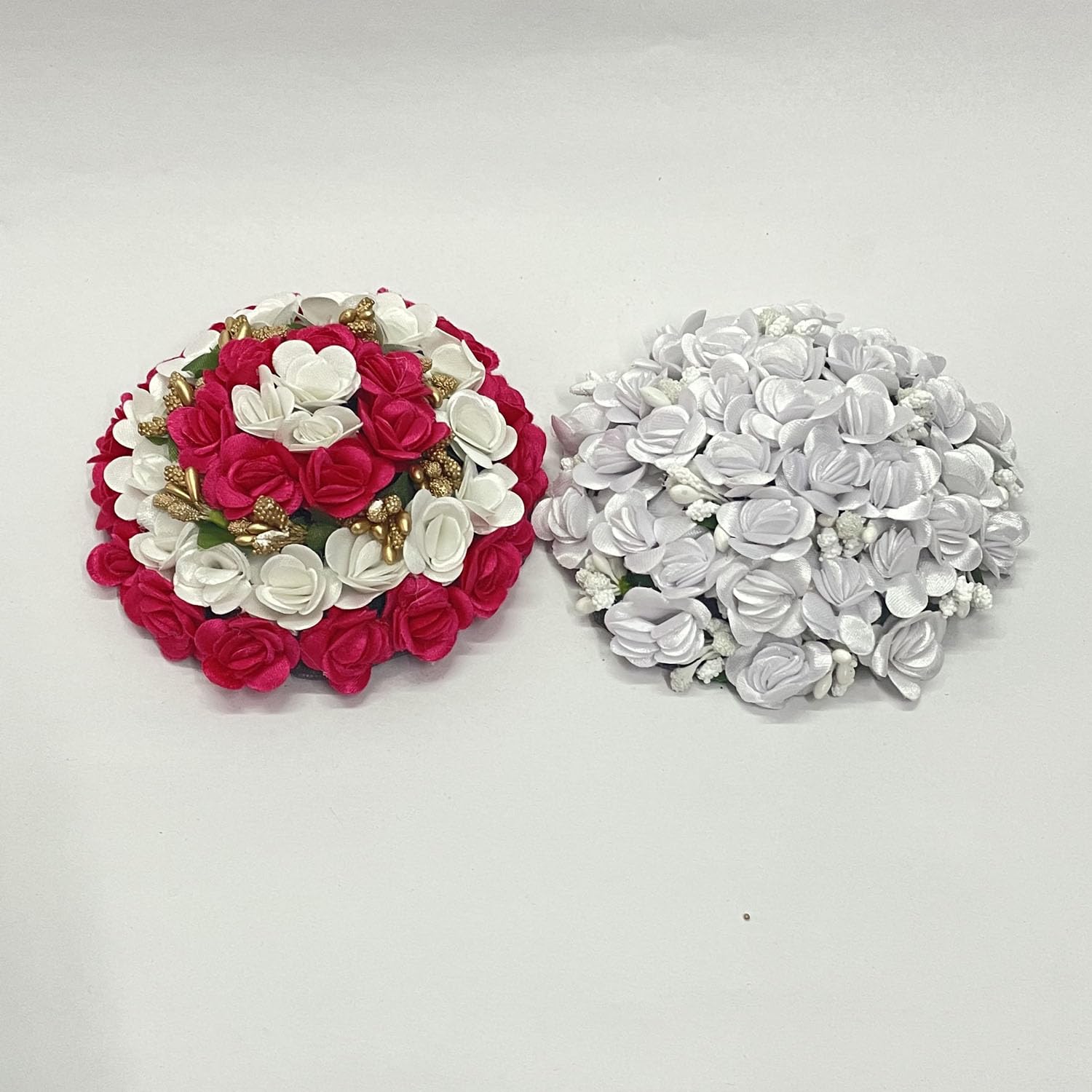 Maahal Bridal Bun Juda Maker Flower Gajra - Elegant Hair Accessories for Women | Perfect for Weddings, Parties & Special Occasions