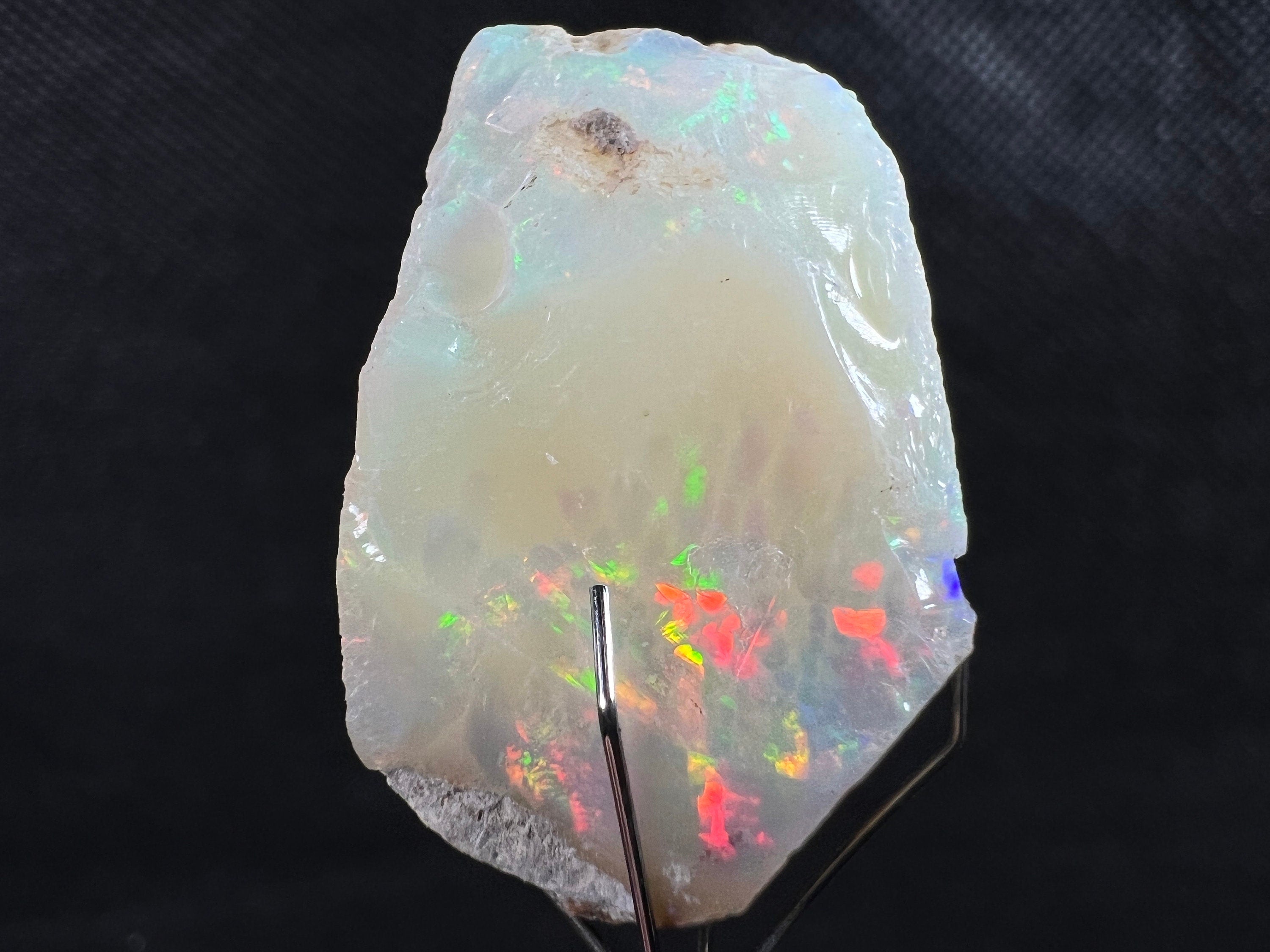 Premium 4A+ Welo Opal Raw Crystal - Natural Cutting Grade Ethiopian Opal, October Birthstone Jewelry Making (50720) | Perfect for Gem Collectors, Wire Wrapping & Unique Handmade Jewelry Designs