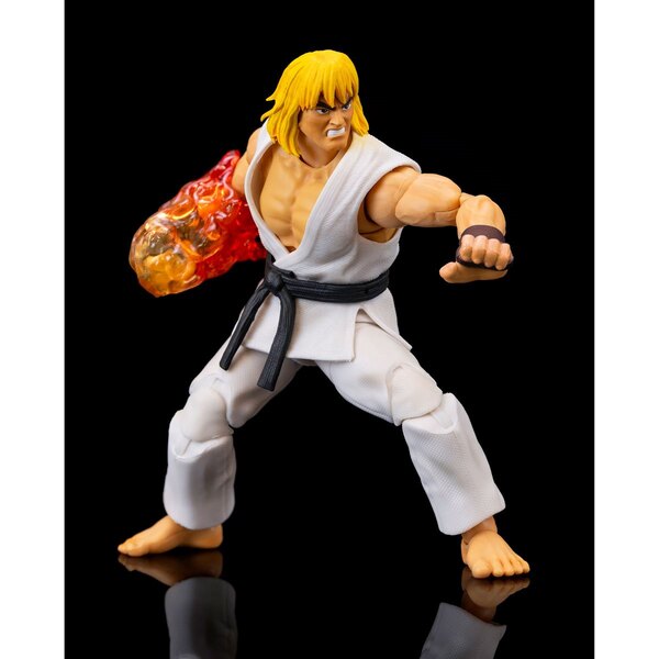 Player 2 Ken 1/12 Scale Exclusive Action Figure - Ultra Street Fighter II: The Final Challengers by Jada Toys | Collectible Fighting Game Character for Display & Gaming Enthusiasts