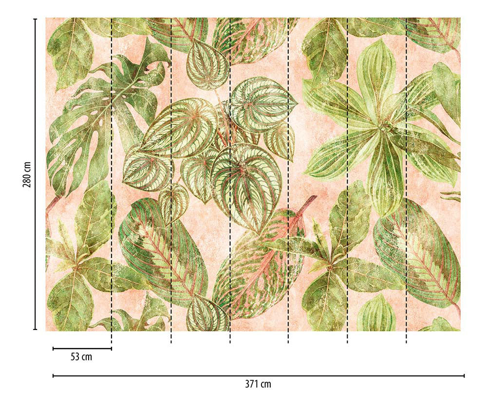 All About Leaves Wall Art - Handmade Botanical Decor for Home & Office - Perfect for Living Room, Bedroom, or Office Decor