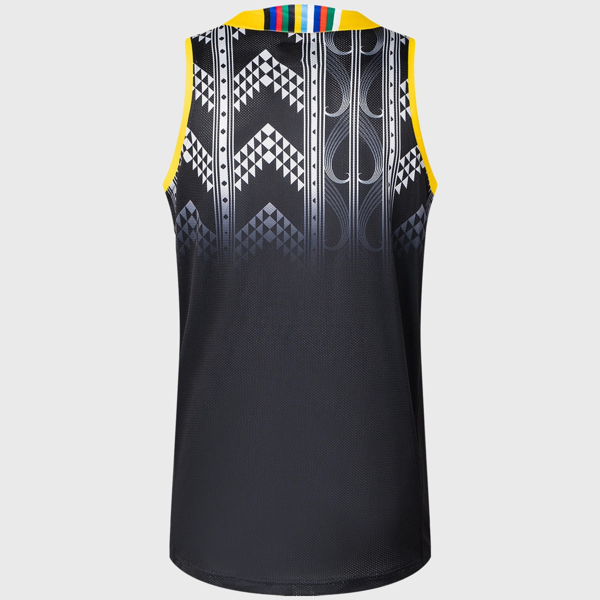 2025 Classic Hurricanes Super Rugby Training Singlet - Black | Breathable Performance Jersey for Rugby Practice & Gym Workouts