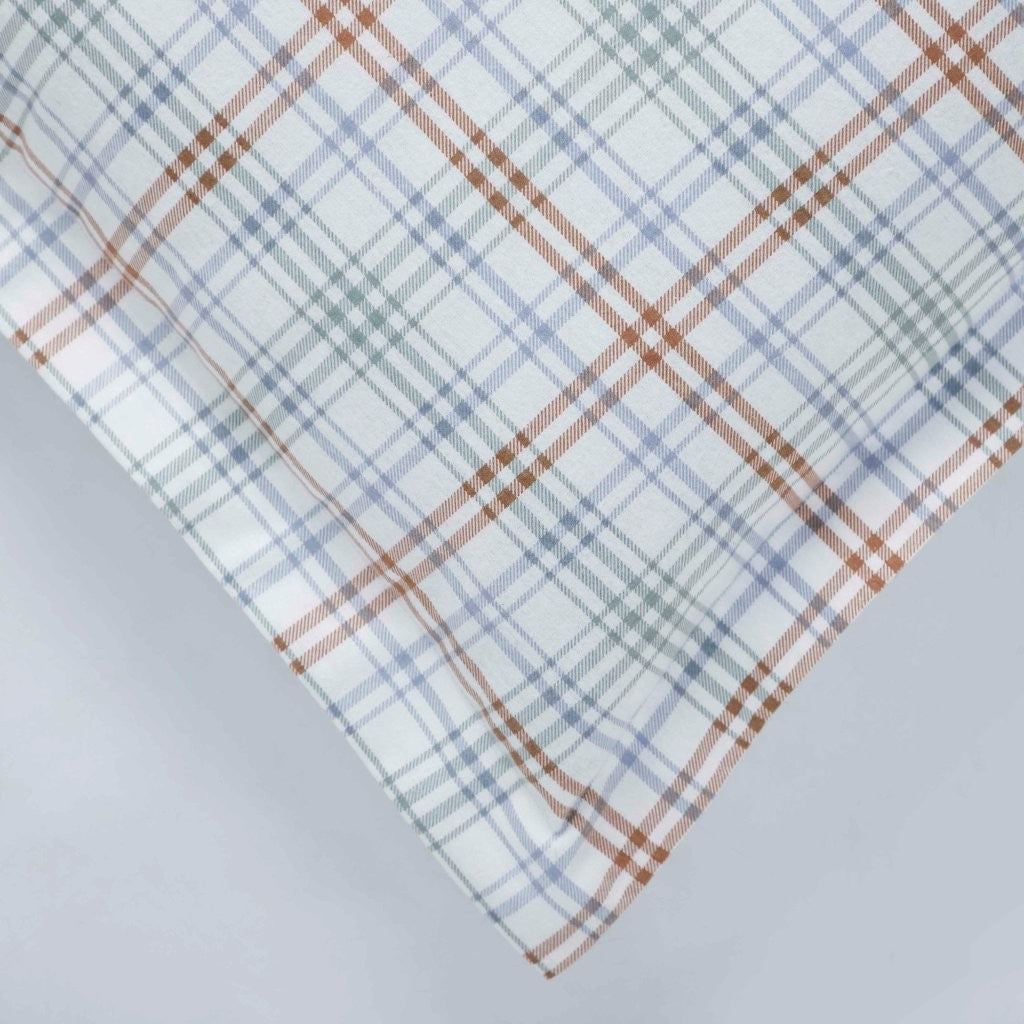 Soft Plaid Flannel Cotton Duvet Cover Set - Farmhouse Style Bedding for Cozy Winter Nights | Perfect for Guest Rooms & Cabin Retreats