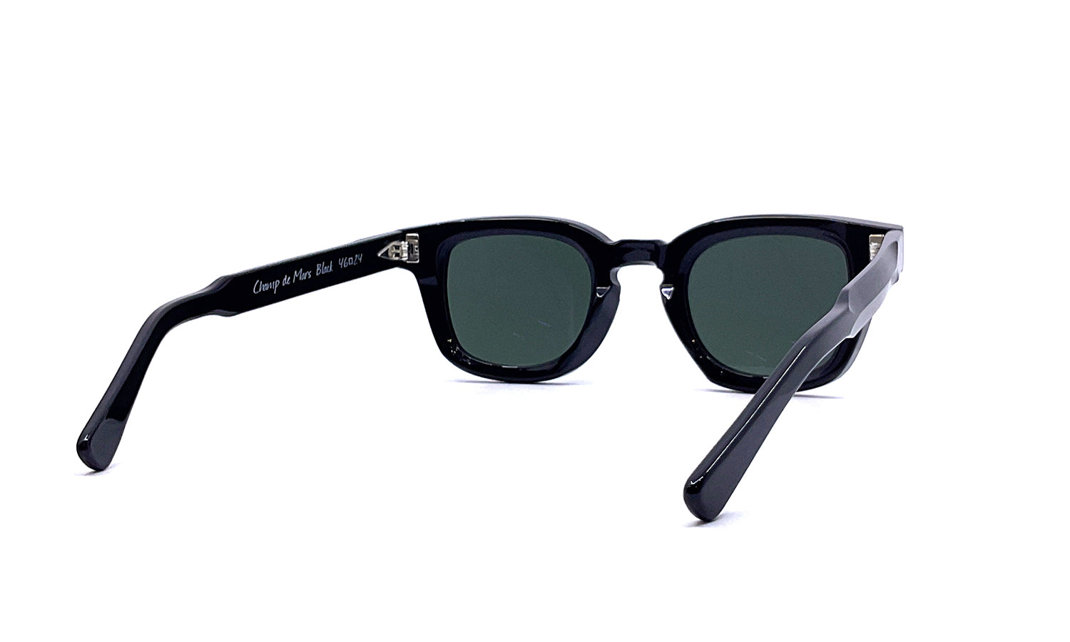 Ahlem Champ de Mars Sunglasses (Black) - Polarized UV Protection for Men & Women - Fashionable & Durable for Outdoor Activities, Travel & Driving