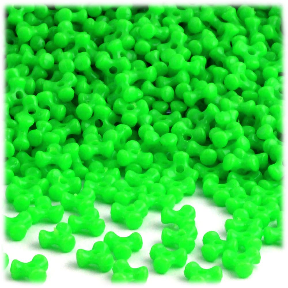 200-Piece White 10mm Opaque Tri Beads for Jewelry Making, DIY Crafts, and Bracelet Designs - Bulk Plastic Beads for Kids and Adults