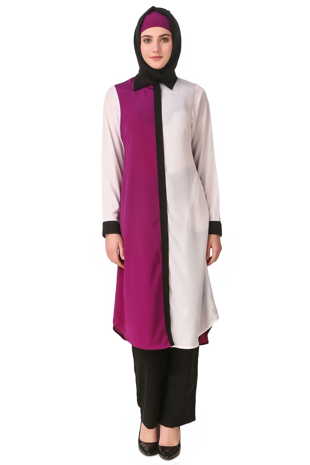 Elegant Daliya White & Wine Salwar Kameez - Traditional Indian Suit for Women | Perfect for Weddings, Festivals & Special Occasions