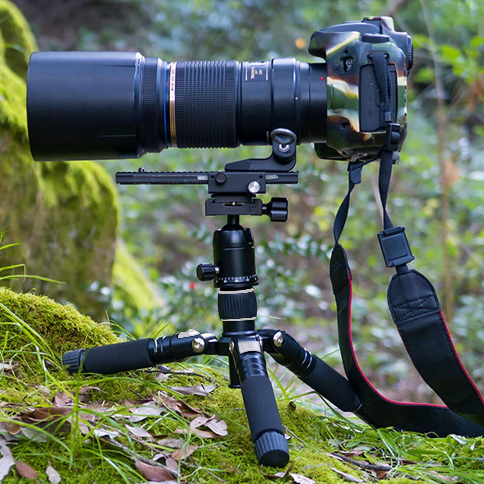 Diaza Portable Adjustable Phone Tripod Stand - Stable Desktop & Tabletop Tripod Holder for Smartphones - Perfect for Selfies, Camera Photography, Live Streaming, Night Fishing & Vlogging - Compact Travel Tripod for iPhone, Android & Social Media Content Creation