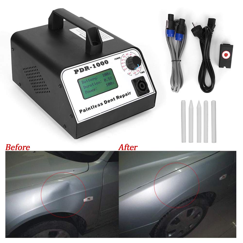 Professional Paintless Dent Repair (PDR) Tool Kit with Induction Heating Hot Box – 110V US Compatible for Car Dent Removal – Perfect for Auto Body Shops & DIY Car Dent Repair