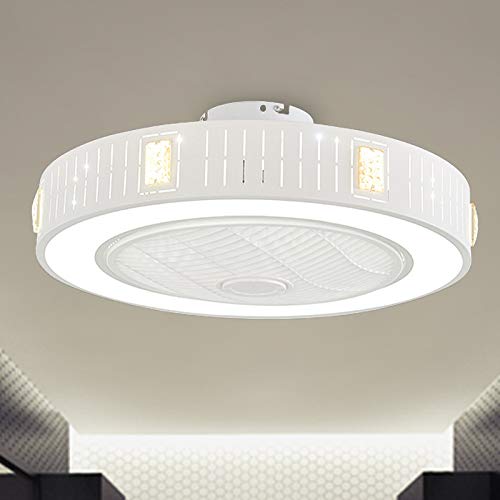 Dimmable LED Ceiling Fan with Light - 21.5