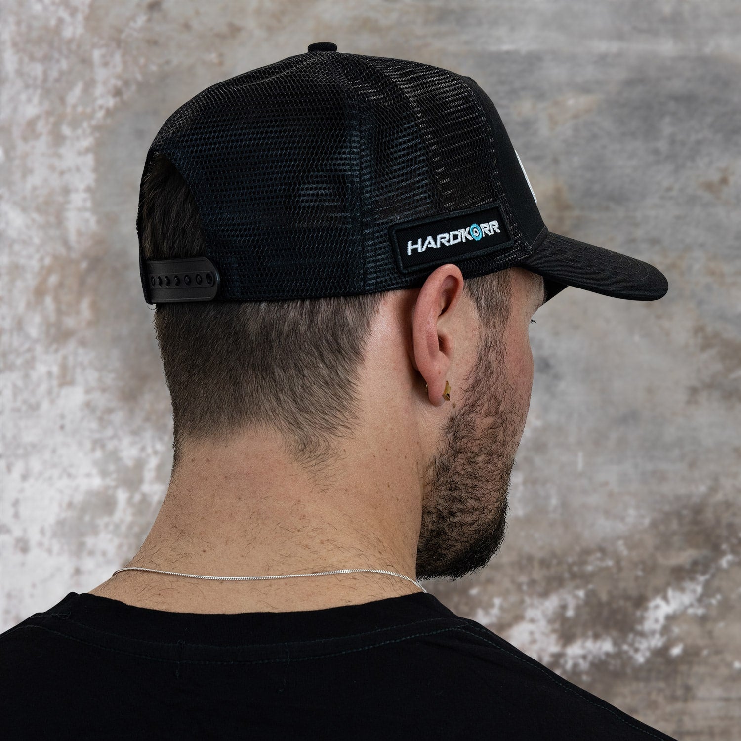 Men's Blue & White Emblem Snapback Trucker Hat - Adjustable & Stylish for Outdoor, Sports, and Casual Wear