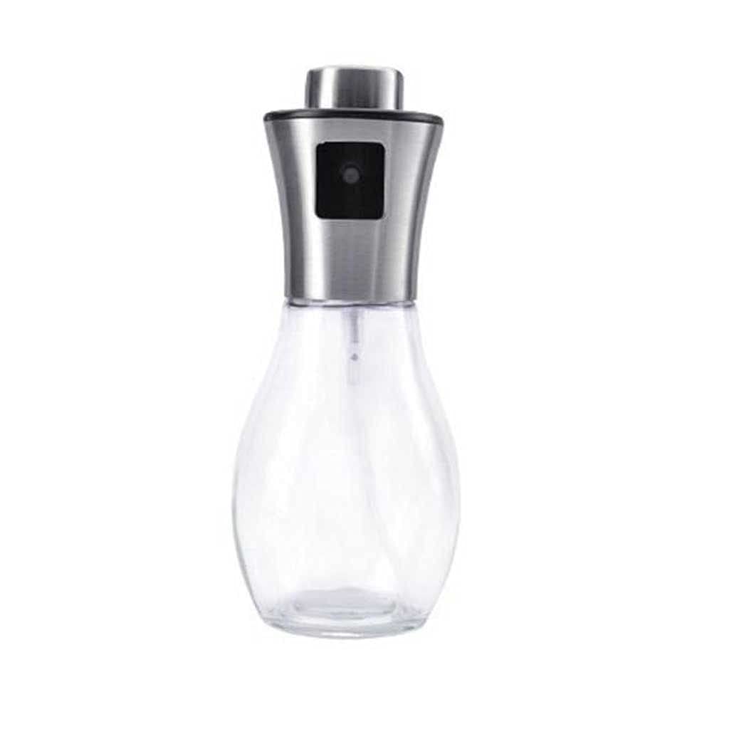 Premium Glass Oil and Vinegar Spray Bottle for BBQ, Baking, Cooking - Olive Oil Sprayer with Water Pump for Grilling, Salad Dressing, Kitchen Use
