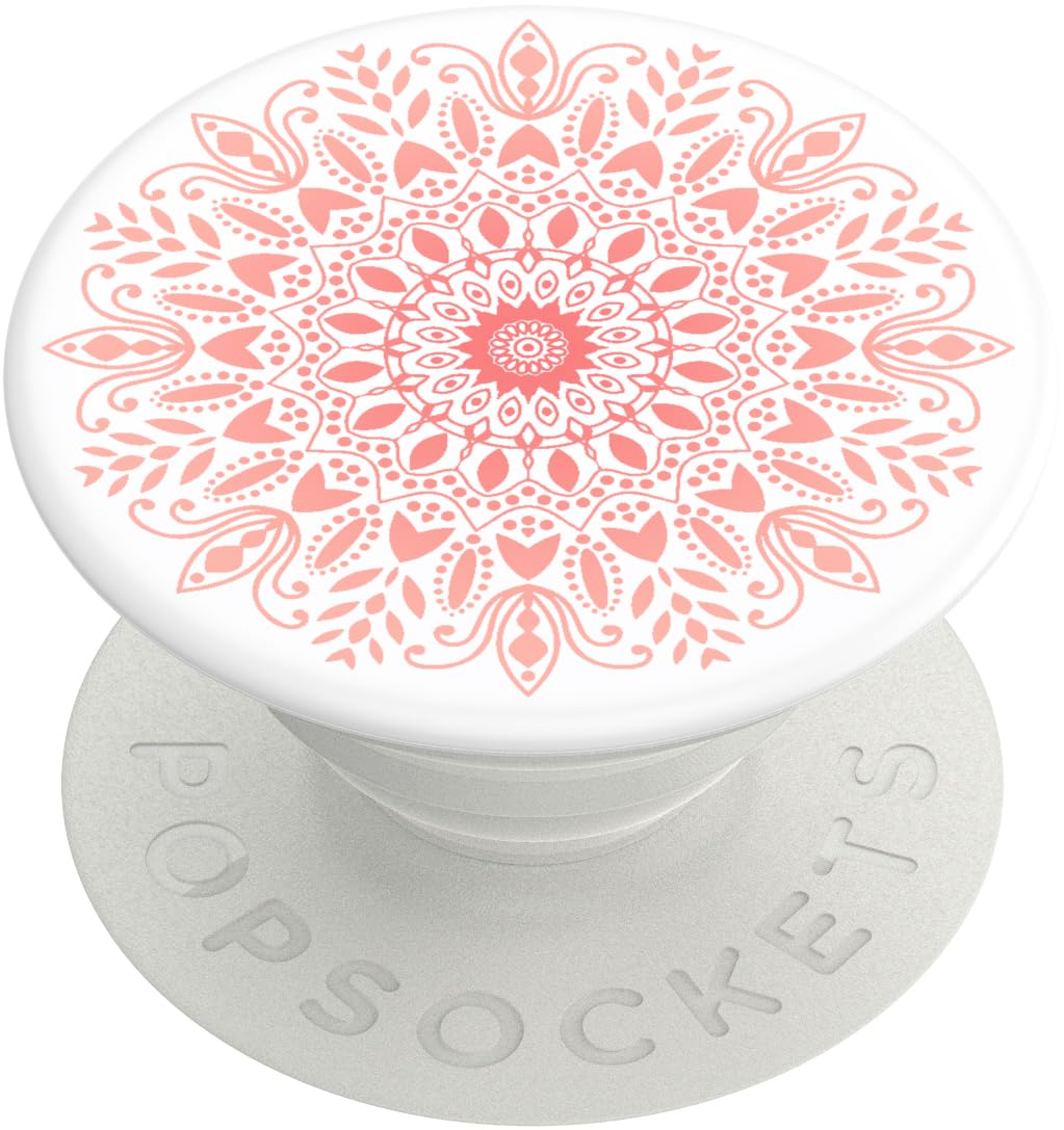 POPSOCKETS Phone Grip with Expanding Kickstand - Pretty in Pink | Secure Phone Holder for iPhone & Android | Perfect for Watching Videos, Taking Selfies & Hands-Free Use