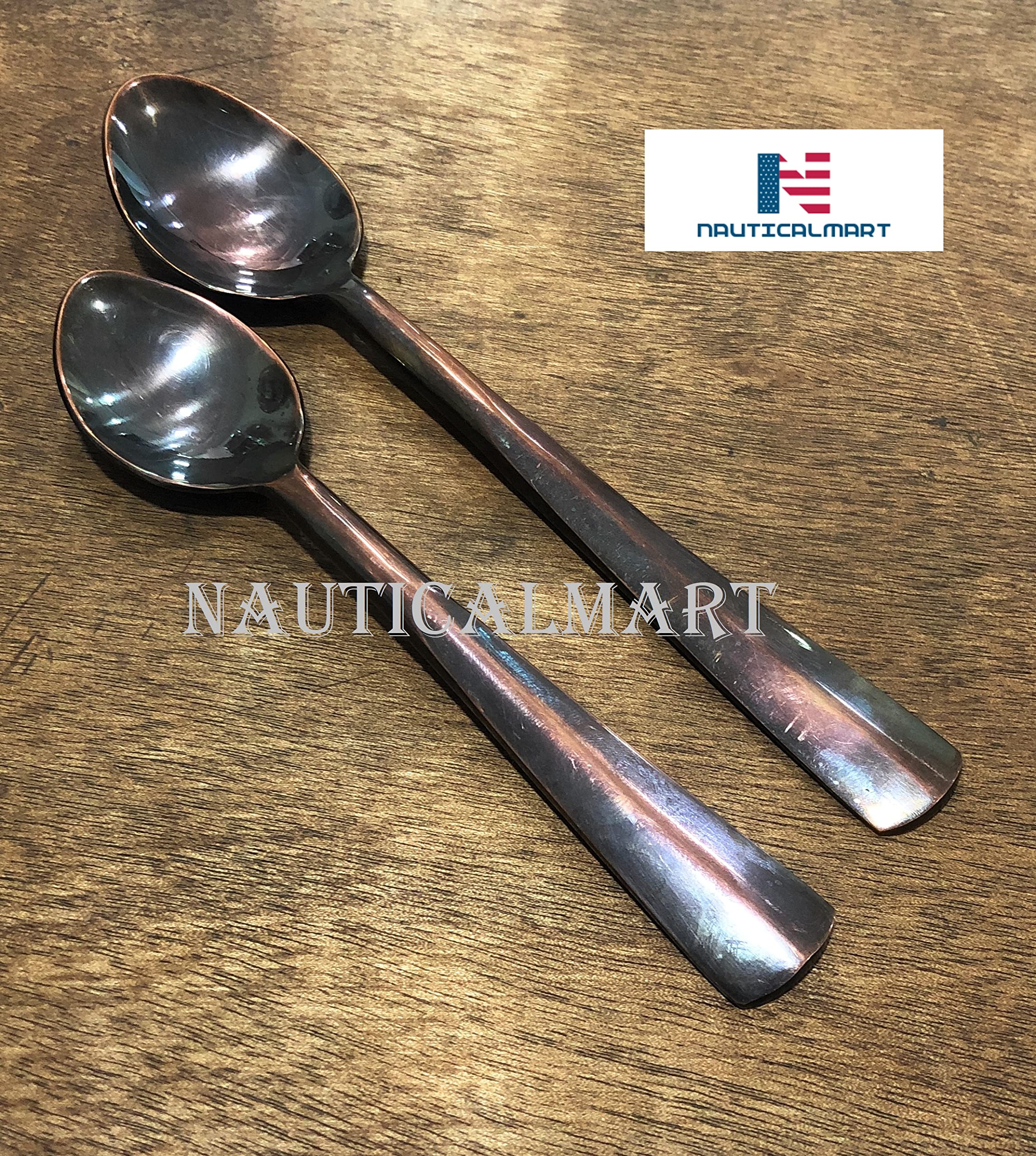 Premium Stainless Steel Silverware Flatware Cutlery Set - 24-Piece Copper Antique Finish Knife Fork Spoon Set for Daily Use, Dinner Parties & Entertaining | Dishwasher Safe & Durable Kitchen Utensils | Perfect for Formal Dining, Wedding Gifts & Restaurant Settings