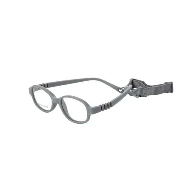 Unbreakable Kids Flexible Glasses with Strap - Shatterproof Eyewear for Toddlers Age 2-3 Years (Model 6037) - Perfect for Playtime, Sports & Outdoor Activities