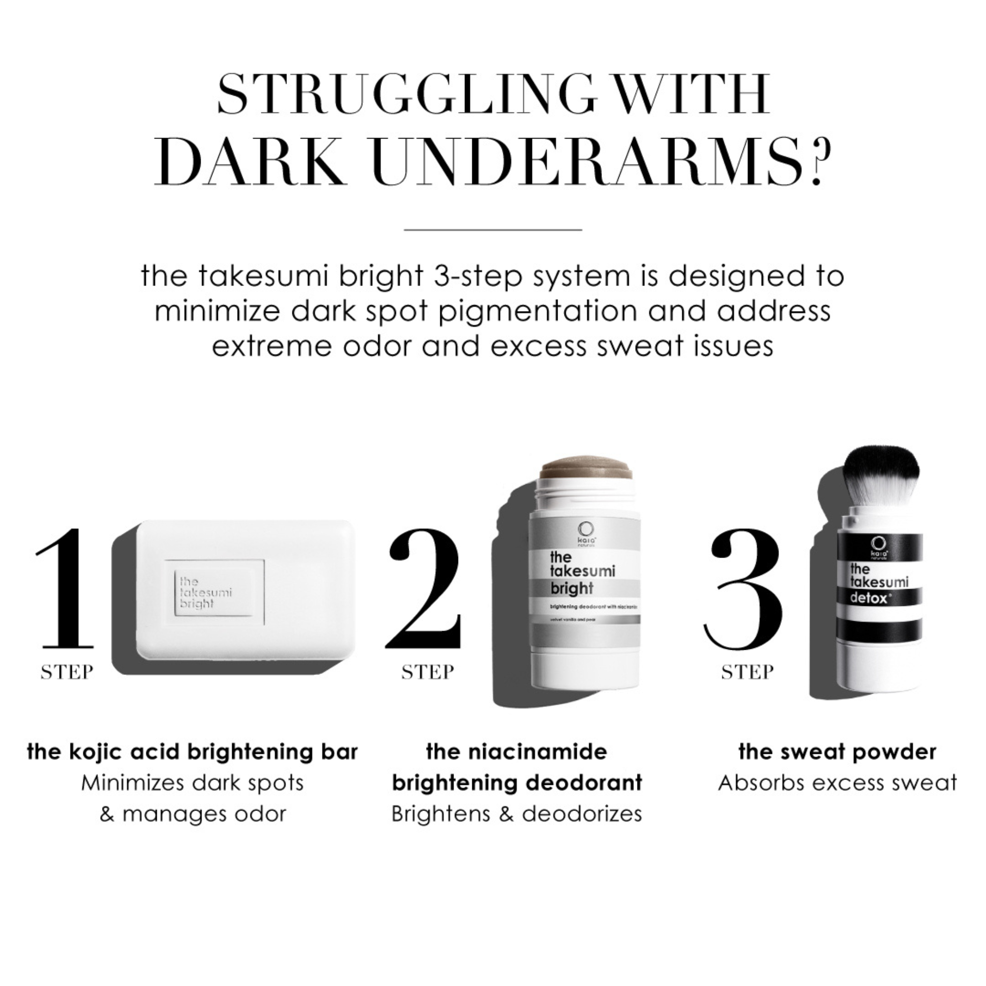 Kojic Acid Brightening Body Bar - The Takesumi Bright for Skin Lightening & Even Tone | Dark Spot Corrector for Face & Body | Perfect for Daily Skincare & Hyperpigmentation Treatment
