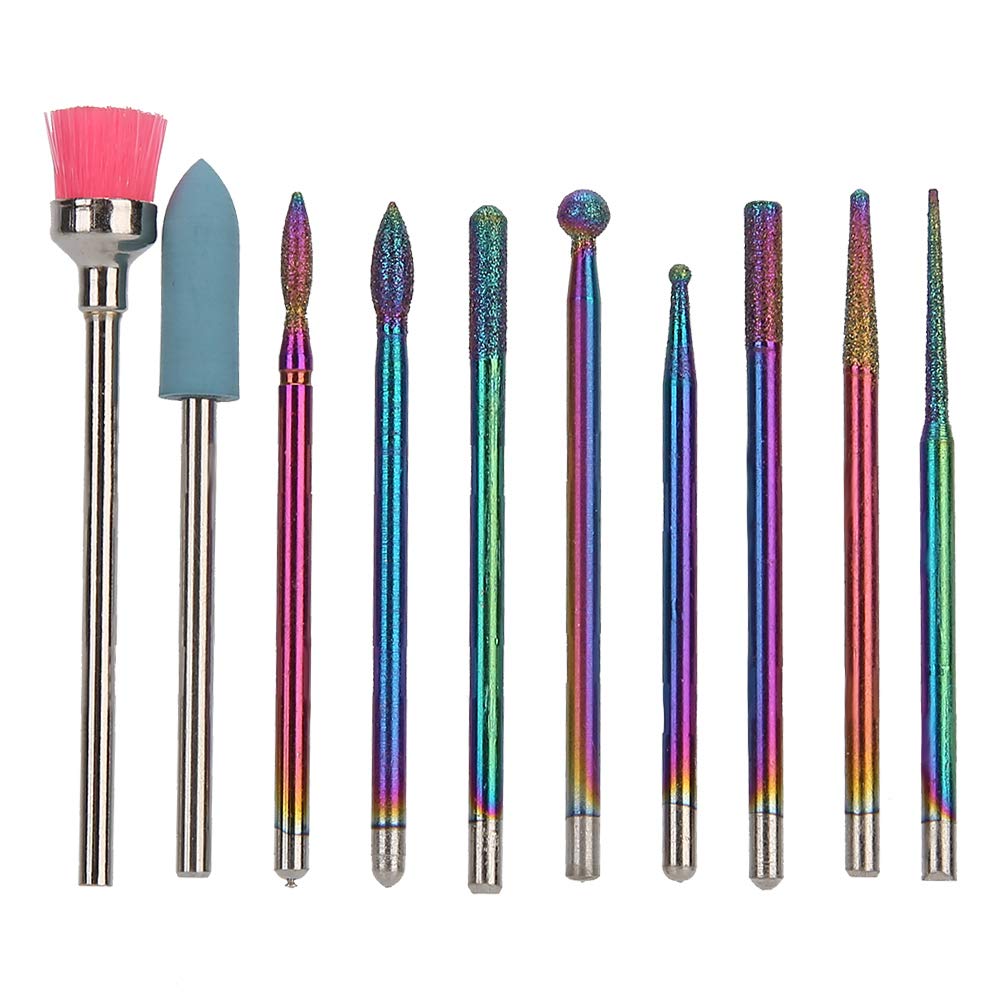 Professional Nail Drill Bit Set - Tungsten Carbide Grinding Heads for Manicure & Pedicure | Perfect for Removing Gel Polish, Acrylic Nails & Dead Skin | Salon & Home Nail Care Essential