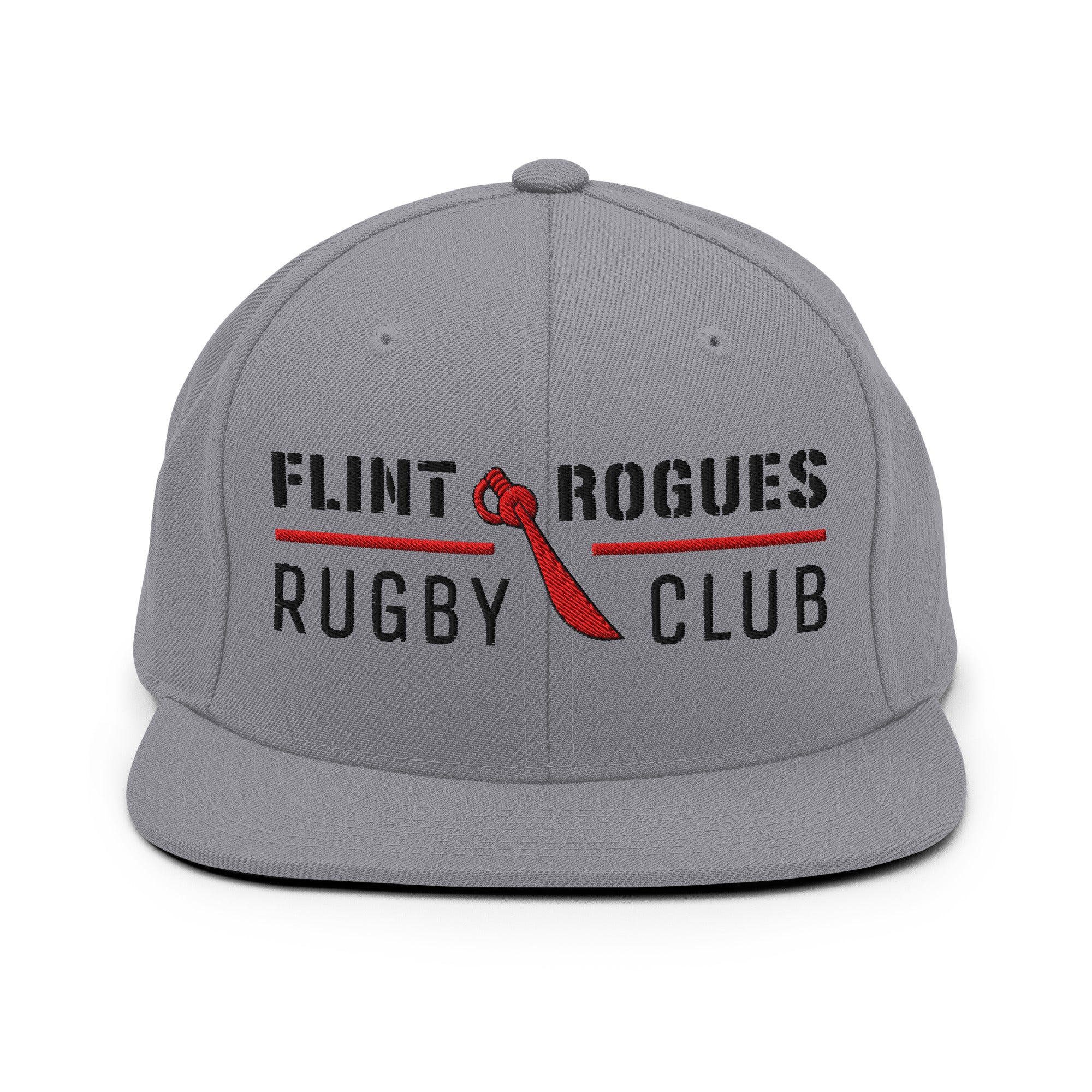 Flint Rogues RFC Classic Snapback Hat - Adjustable Unisex Baseball Cap for Men & Women - Perfect for Sports, Casual Wear & Outdoor Activities