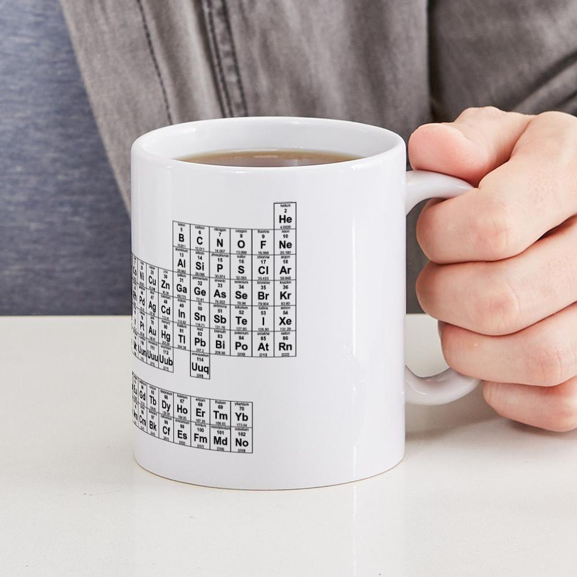 Periodic Table Coffee Mug 11oz - Science Lover Gift for Office & Home