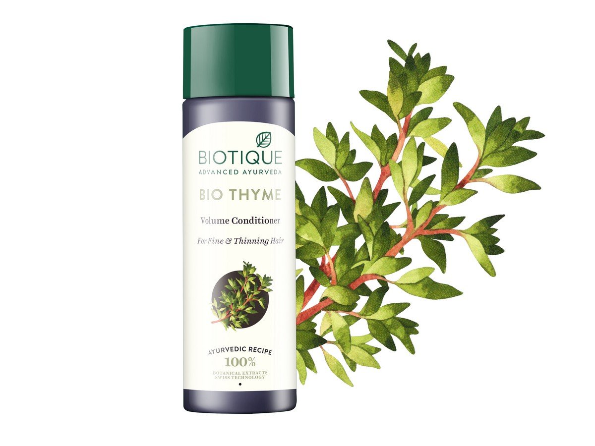 Biotique Bio Apricot Refreshing Body Wash 190ml & Bio Thyme Volume Conditioner 200ml Combo Set - Natural Hair & Body Care for Dry Skin - Perfect for Daily Shower Routine and Spa Day at Home