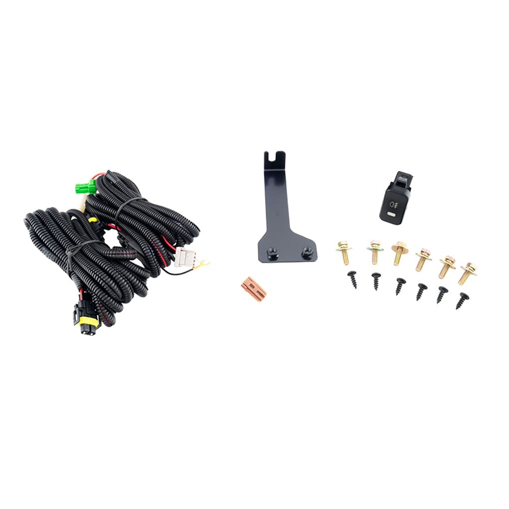 2005-2007 Honda Odyssey Fog Light Replacement Kit - Complete LED Assembly with Bezels (Left & Right Side) | Perfect for Night Driving & Enhanced Visibility