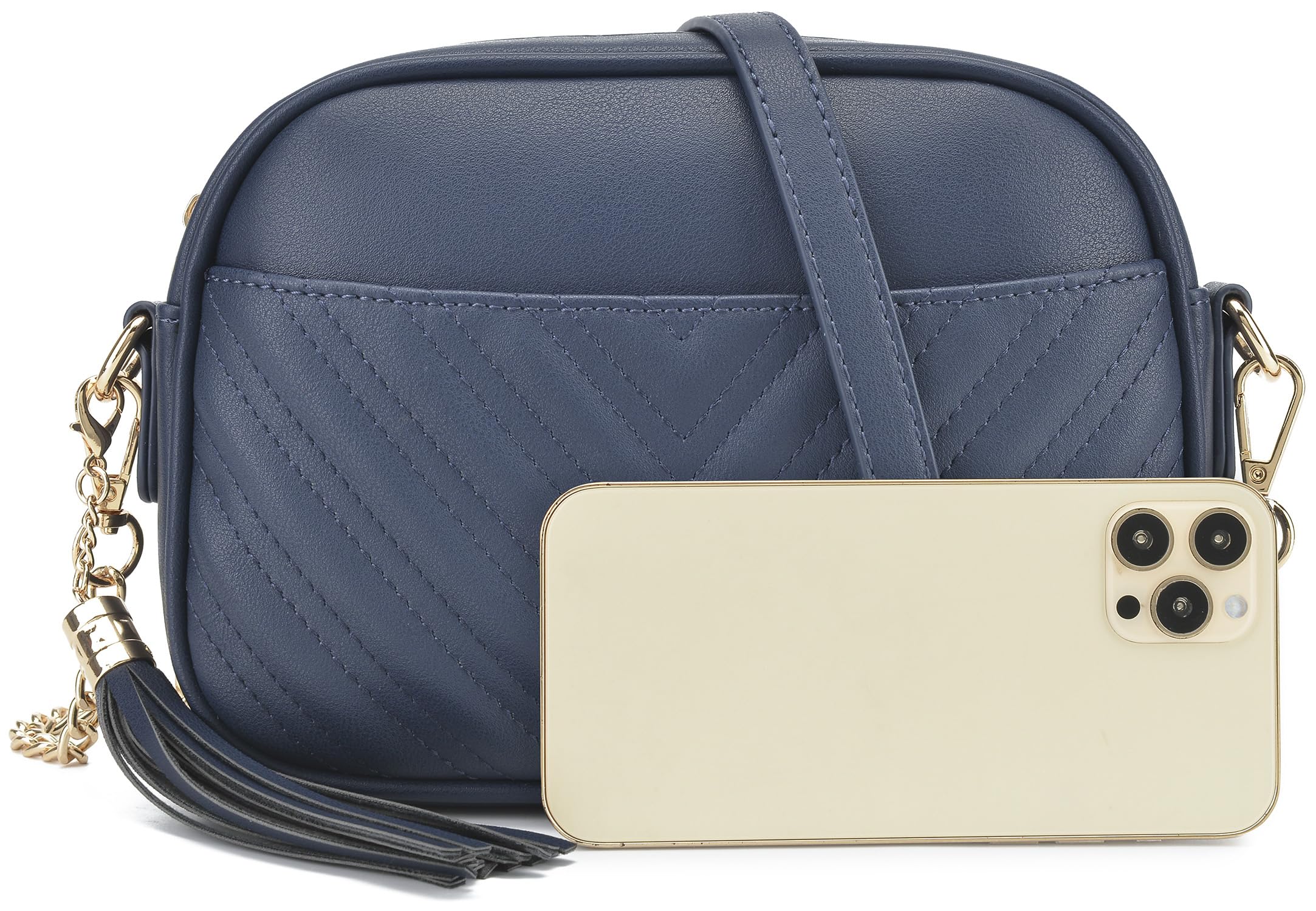 Lola Mae Quilted Crossbody Bag for Women - Stylish Shoulder Purse with Trendy Design | Perfect for Daily Use, Travel & Shopping